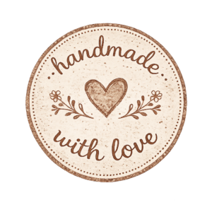 handmade with love stamp
