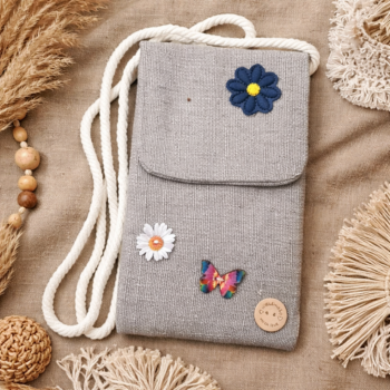 Natural Essentials | Accesorii handmade si jucarii Montessori 21 gentuta boho flower blue